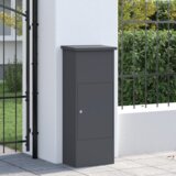  Sandučić za pakete Antracit 44.5 x 29 x 110.5 cm Čelik | shoptok.hr