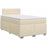  Boxspring krevet s madracem Krem 120 x 200 cm Tkanina | shoptok.hr