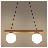  Luster na kablu WOODSTOCK 2xE27/15W/230V drvo/crna | Eponuda.com