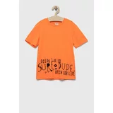 Birba Trybeyond Otroška kratka majica oranžna barva