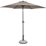 Smeđe-sivi suncobran ø 270 cm Kalife –