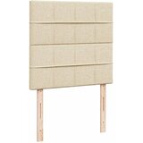  Krevet s oprugama i madracem krem 90 x 190 cm od tkanine | shoptok.hr