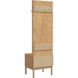  Ormar za hodnik s policom FLORO Vosak smeđa 50 x 40 x 158 cm | shoptok.hr