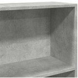 vidaXL Knjižna omara betonsko siva 80x24x143 cm inženirski les | Shoptok.si