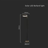  Spoljašnja solarna LED lampa LED/2W/3,7V 3000K IP54 2000 mAh crna | Eponuda.com