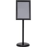 Stalak za plakate A3 s postoljem crni od aluminijske legure | shoptok.hr