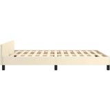  Posteljni okvir z vzglavjem krem 140x190 cm umetno usnje, (20904356) | Shoptok.si
