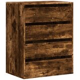 Kutna komoda s ladicama boja dimljenog hrasta 60x41x76cm drveni | shoptok.hr