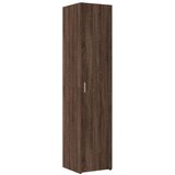 Maison Chic Visoka omara - Komoda - Predalnik rjavi hrast 40x42,5x185 cm inženirski les, (21721101) | Shoptok.si