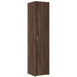 Maison Chic Visoka omara - Komoda - Predalnik rjavi hrast 40x42,5x185 cm inženirski les, (21721101)