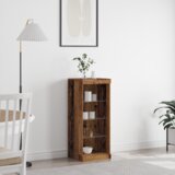  Komoda s LED svjetlima Staro drvo 41x37x100 cm | shoptok.hr