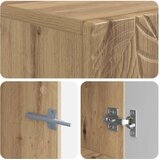  Kabinetska WC DELFT Hrast artisan 66 x 25,5 x 190 cm | shoptok.hr