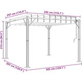 Gazebo s krovom s roletnom Zelena 3 x 3 x 2,14 m | shoptok.hr