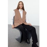 Trendyol Camel Back Detailed Woven Vest cene