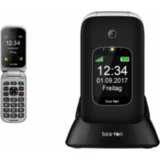 BEA-FON Sl590 preklopni telefon za starejše na tipke - črn