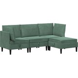  Komplet pohištva za dnevno sobo 4 pcs Morsko zelena Žamet, (5000283102) | Shoptok.si
