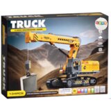 Bager na daljinsko upravljanje in sestavljanje s 133 el RC - rumen | Shoptok.si