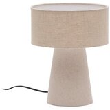 Kave Home Sivo-bež namizna svetilka s tekstilnim senčilom (višina 35 cm) Algaida – | Shoptok.si