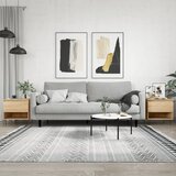 vidaXL Klubska mizica 2 kosa sonoma hrast 50x46x50 cm inženirski les Cene