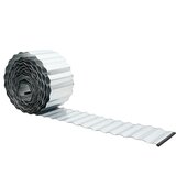 vidaXL Ograde za travnjak 25 cm x 10 m Valoviti fleksibilni cinkani čelik | shoptok.hr