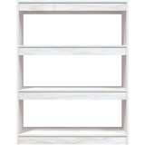 vidaXL Ormarić za knjige / pregrada bijeli 100 x 30 x 103 cm borovina | shoptok.hr