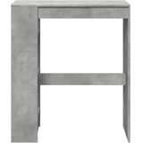  Barski stol s držačima boja betona 90x40x103,5 cm drveni | Eponuda.com
