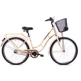 Capriolo gradski bicikl picnic, 17"/26", bež-braon Cene