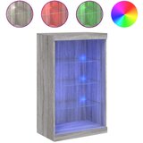  The Living Store Komoda z LED lučkami siva sonoma 60,5x37x100 cm - Komoda, (21453464) | Shoptok.si