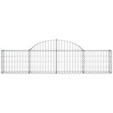  Lučne gabionske košare 25 kom 200x30x40/60 cm pocinčano željezo | shoptok.hr