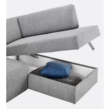XORA sedežna garnitura, tkanina siva | Shoptok.si