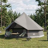 Tipi šator Smeđa siva 500 x 500 x 300 cm Poliester i čelik | Eponuda.com