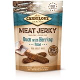 Carnilove dog meat jerky - raca & slanik, 100g Cene