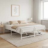  Električni podesivi okvir kreveta Bijela 200 x 200 cm Čelik | shoptok.hr