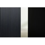 Venture Home Matilda rastezljivi okrugli blagovaonski stol ⌀130 cm, crni | shoptok.hr