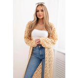 Kesi Long cardigan Super KID Mohair peach Cene