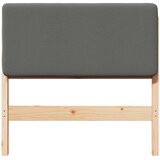  Tapecirani uzglavlje s uzglavljem Smeđa i svijetlosiva 100 cm | shoptok.hr