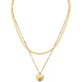 Ogrlica Love you - Zlatna KP26939 | shoptok.hr