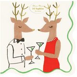 Meri Meri Papirnati prtički v kompletu 16 ks Mr. & Mrs. Reindeer – | Shoptok.si