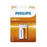 Philips BATERIJA 9V LONGLIFE 1 KOS - 6F22L1B/10 Cene