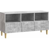 vidaXL TV ormar 102 x 34 5 x 50 cm Betonska siva Konstruirano drvo - Betonska siva | shoptok.hr