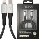 TUMI TUCCSMFI KABEL USB-C - ZA LIGHTNING 1,5M HITRO POLNJENJE ČRNO/ČRNO, (21980621) | Shoptok.si