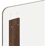 vidaXL konstrukcija postelje rjav hrast 100 x 200 cm inženirsko leseno, (5000113680) | Shoptok.si