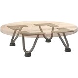  Noge s ukosnicama za stolić za kavu 4 kom. Prirodni čelik 10 cm Puni čelik | shoptok.hr