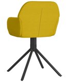  Okretne blagovaonske stolice 2 kom žute baršunaste | shoptok.hr