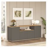 Hanah home Konzolni sto FR15-AA, 180x75x44,5 cm, Antracit | Eponuda.ba