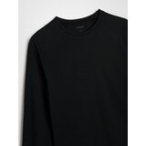 Sinsay Pamučna majica s dugim raglan rukavima | shoptok.hr