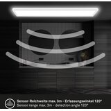 BRILO Stropna rasvjeta LED 33W 4800lm 4000K IP44 senzor KV | shoptok.hr