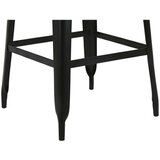 Tabure Home ESPRIT Smeđa Crna Drvo Metal 34 x 33 x 77 cm | shoptok.hr