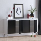Hanah home komoda peeta blackwhite console Cene