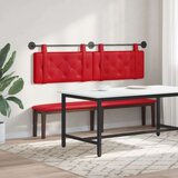  Držeće uzglavlje Zidne Crvena 170 x 55 x 5 cm Lažna koža - Crvena 160 cm bez LED | shoptok.hr